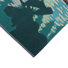 Load image into Gallery viewer, Liora Manne Esencia Lake Life Indoor Outdoor Mat Blue