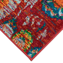Load image into Gallery viewer, Liora Manne Fiesta Medallions Indoor Rug Red