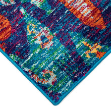 Load image into Gallery viewer, Liora Manne Fiesta Ikat Indoor Rug Blue
