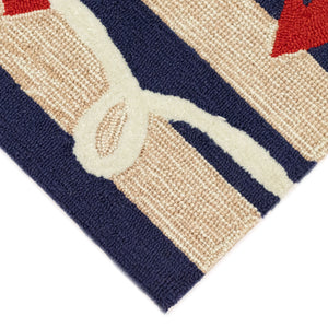 Liora Manne Frontporch Anchor Indoor Outdoor Area Rug Navy