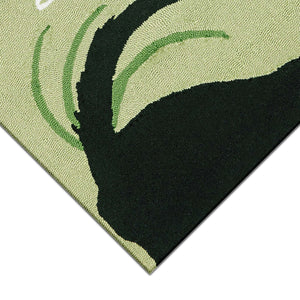 Liora Manne Frontporch Woof Indoor Outdoor Area Rug Green