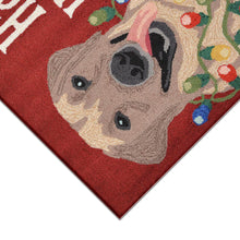 Load image into Gallery viewer, Liora Manne Frontporch Happy Holidays Indoor Outdoor Area Rug Red