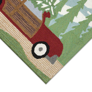 Liora Manne Frontporch Woody Wonderland Indoor Outdoor Area Rug Pine