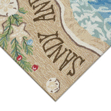 Load image into Gallery viewer, Liora Manne Frontporch Sandy &amp; Bright Indoor Outdoor Area Rug Sand