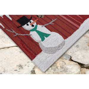 Liora Manne Frontporch Farm To Table Indoor Outdoor Area Rug Red