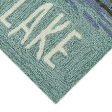 Load image into Gallery viewer, Liora Manne Frontporch Live Love Lake Indoor Outdoor Area Rug Water