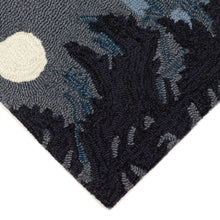 Load image into Gallery viewer, Liora Manne Frontporch Moonlit Moose Indoor Outdoor Area Rug Night