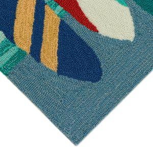 Liora Manne Frontporch Beach Beach Indoor Outdoor Area Rug Ocean