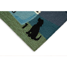 Load image into Gallery viewer, Liora Manne Frontporch Happy Camper Indoor Outdoor Area Rug Night