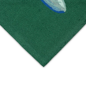 Liora Manne Frontporch Garden Dragonfly Indoor Outdoor Area Rug Green