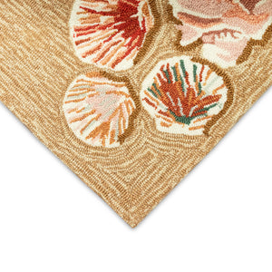 Liora Manne Frontporch Beachcomber Indoor Outdoor Area Rug Sand