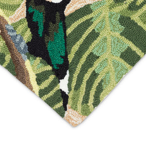 Liora Manne Frontporch Two Cute Toucans Indoor Outdoor Area Rug Neutral
