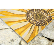Load image into Gallery viewer, Liora Manne Illusions Sunflower Indoor Outdoor Mat Yellow