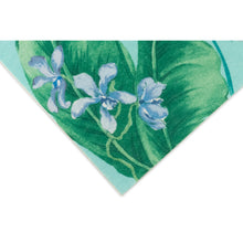 Load image into Gallery viewer, Liora Manne Illusions Tropical Leaf Indoor Outdoor Mat Aqua