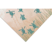 Load image into Gallery viewer, Liora Manne Illusions Turtle Beach Indoor Outdoor Mat Aqua