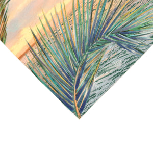 Liora Manne Illusions Akumal Palms Indoor Outdoor Area Mat Sunset
