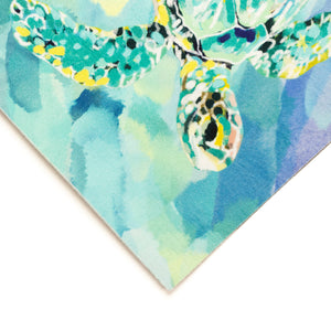 Liora Manne Illusions Tulum Turtles Indoor Outdoor Area Mat Sea