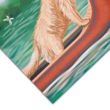 Load image into Gallery viewer, Liora Manne Illusions Lake Dog Indoor Outdoor Mat Green