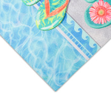 Load image into Gallery viewer, Liora Manne Illusions Poolside Flip Flops Indoor Outdoor Area Mat Multi