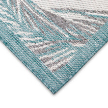 Load image into Gallery viewer, Liora Manne Malibu Palm Indoor Outdoor Area Rug Aqua