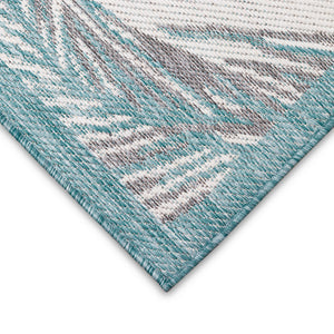 Liora Manne Malibu Palm Indoor Outdoor Area Rug Aqua