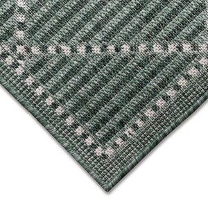 Liora Manne Malibu Checker Diamond Indoor Outdoor Area Rug Green