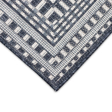 Load image into Gallery viewer, Liora Manne Malibu Etched Border Indoor Outdoor Area Rug Navy