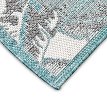 Load image into Gallery viewer, Liora Manne Malibu Fronds Indoor Outdoor Area Rug Aqua