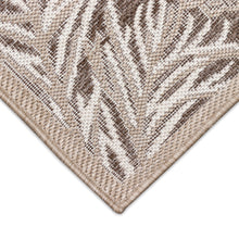 Load image into Gallery viewer, Liora Manne Malibu Pine Border Indoor Outdoor Area Rug Neutral
