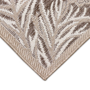 Liora Manne Malibu Pine Border Indoor Outdoor Area Rug Neutral
