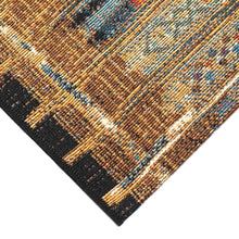 Load image into Gallery viewer, Liora Manne Marina Tribal Stripe Indoor Outdoor Area Rug Gold