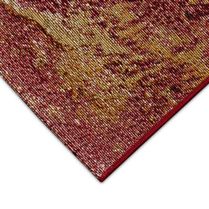 Liora Manne Marina Lava Indoor Outdoor Area Rug Red