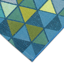 Load image into Gallery viewer, Liora Manne Marina Triangle Border Indoor Outdoor Area Rug Grotto