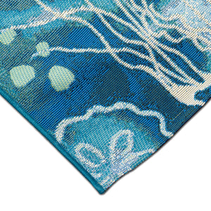 Liora Manne Marina Jelly Fish Indoor Outdoor Area Rug Bloom