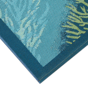 Liora Manne Marina Coral Garden Indoor Outdoor Area Rug Lapis