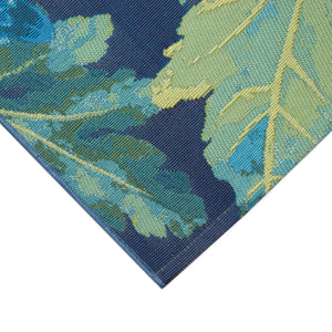 Liora Manne Marina Mum Indoor Outdoor Area Rug Blue