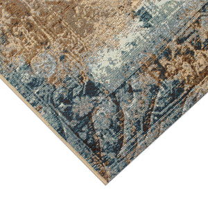 Liora Manne Marina Medallion Indoor Outdoor Area Rug Blue