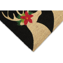 Load image into Gallery viewer, Liora Manne Natura Deer Outdoor Mat Door Black 1&#39;6&quot; x 2&#39;6&quot;