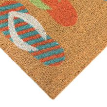 Load image into Gallery viewer, Liora Manne Natura Flip Flops Outdoor Door Mat Cool