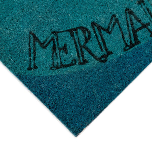 Liora Manne Natura Mermaids Welcome Outdoor Door Mat Ocean