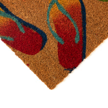 Load image into Gallery viewer, Liora Manne Natura Remove Flip Flops Outdoor Mat Natural