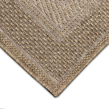 Load image into Gallery viewer, Liora Manne Orly Border Indoor Outdoor Area Rug Natural