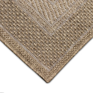 Liora Manne Orly Border Indoor Outdoor Area Rug Natural