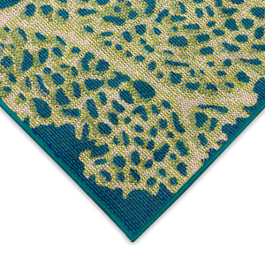 Liora Manne Patio Fish Indoor Outdoor Area Rug Turquoise