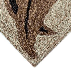 Liora Manne Ravella Leaf Indoor Outdoor Area Rug Neutral