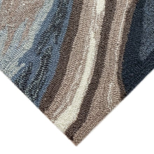 Load image into Gallery viewer, Liora Manne Ravella Ipanema Indoor Outdoor Area Rug Blue/grey
