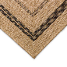 Load image into Gallery viewer, Liora Manne Sahara Multi Border Indoor Outdoor Area Rug Natural