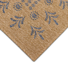 Load image into Gallery viewer, Liora Manne Sahara Block Print Border Indoor Outdoor Area Rug Navy