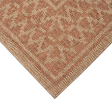 Load image into Gallery viewer, Liora Manne Sahara Diamond Border Indoor Outdoor Area Rug Terracotta