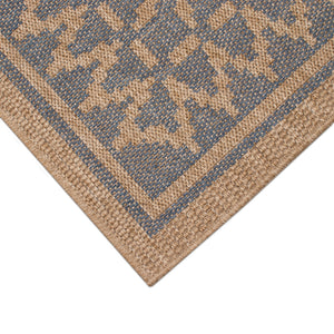 Liora Manne Sahara Diamond Border Indoor Outdoor Area Rug Navy
